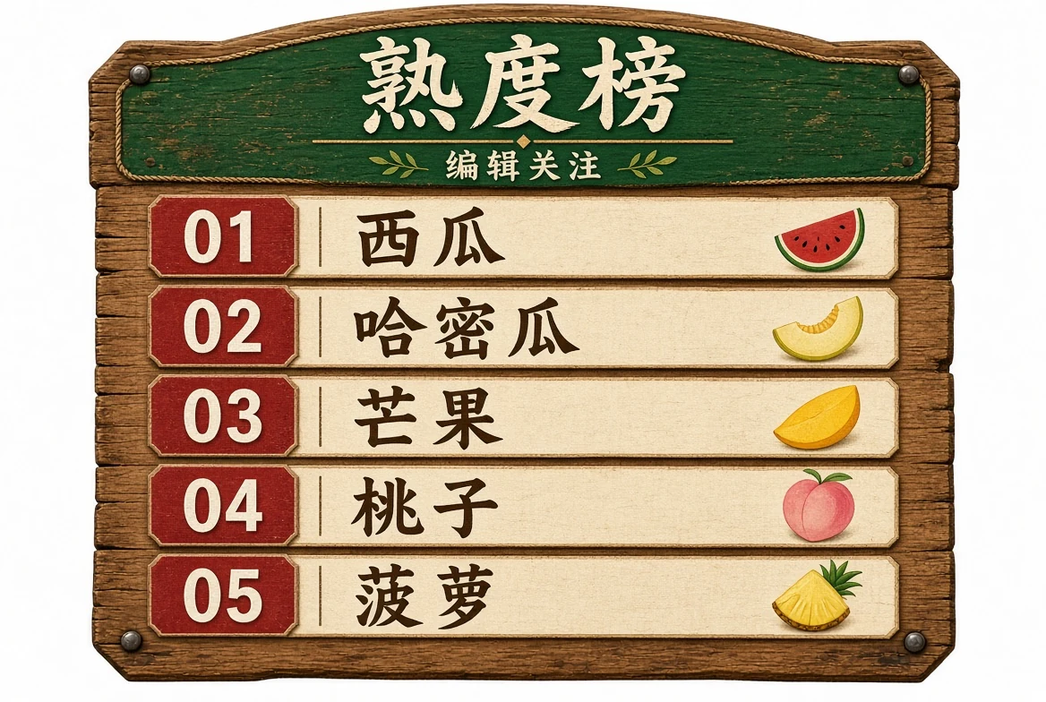 熟度榜编辑推荐